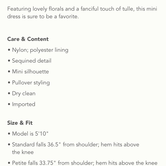 Anthropologie sequined tulle mini dress - Picture 3 of 8